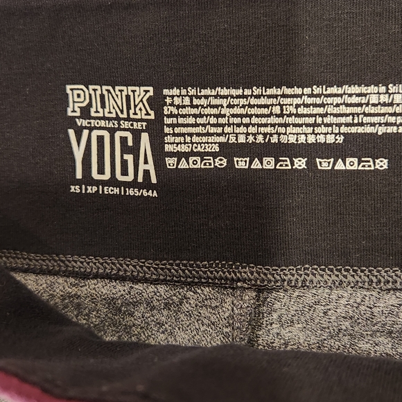 Victorias secret PINK  yoga leggings size xs - Picture 2 of 5